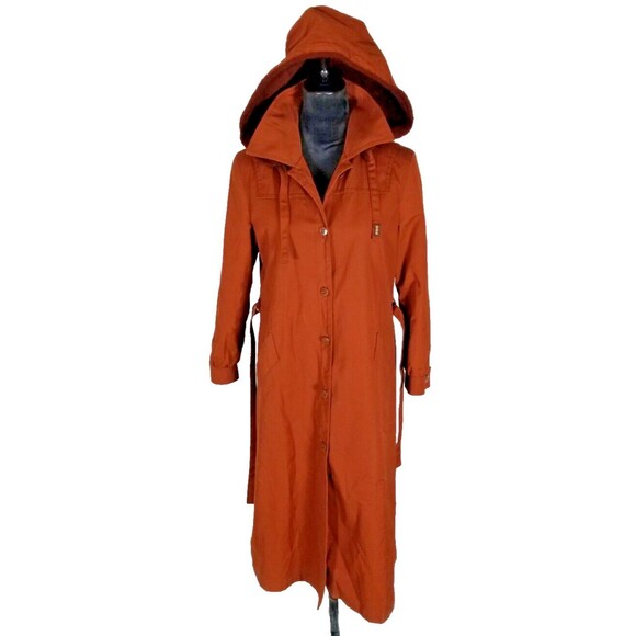 Vtg London Fog Maincoats Button Trench Coat Zip Out Liner Size 8 REG Made In USA - Picture 1 of 16